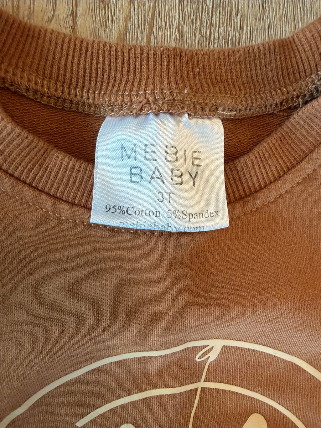 Brown Sweatshirt Set With Ski Bum Logo — image 2 of 8